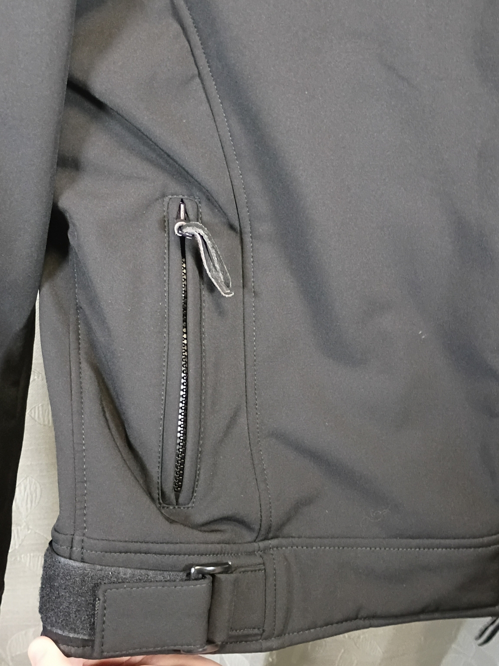 Interstate Leather Softshell Motorcycle Riding Jacket Removable Liner Large - Picture 8 of 12